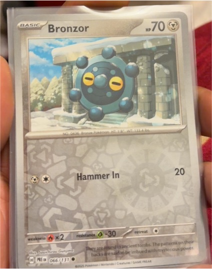 2022 Pokémon SV: Prismatic Evolutions #066 Bronzor — front