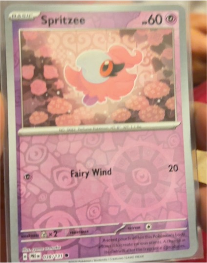2025 SV: Prismatic Evolutions #038 Spritzee — front