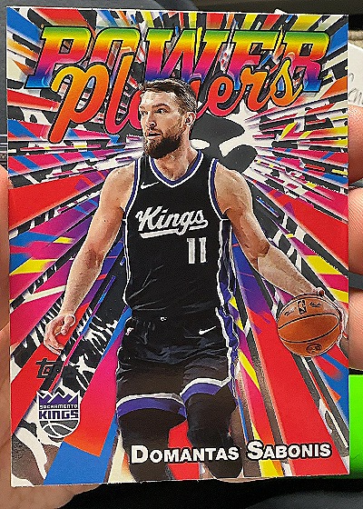 2025-26 Topps Power Players #PP-14 Domantas Sabonis — front