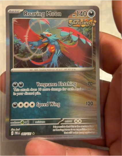 2025 Pokémon Prismatic Evolutions #065 Roaring Moon — front