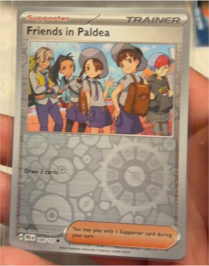 2025 Pokémon SV: Prismatic Evolutions #109 Friends in Paldea — front