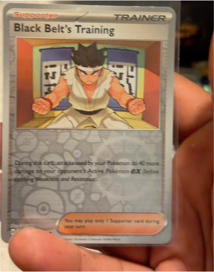 2016 Pokémon Prismatic Evolutions #96 Black Belt's Training — front