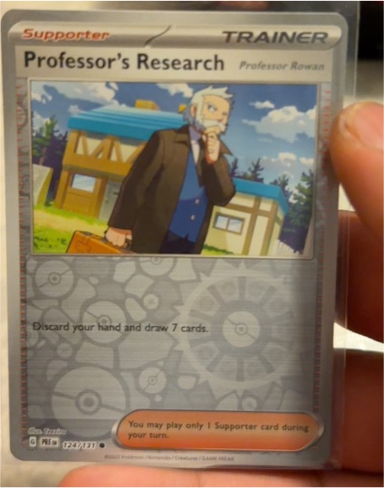 2016 Pokémon SV: Prismatic Evolutions #124 Professor's Research [Professor Rowan] — front