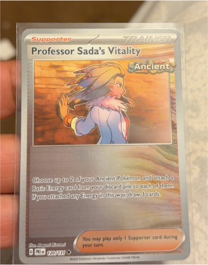 2023 Pokémon #120 Professor Sada's Vitality — front
