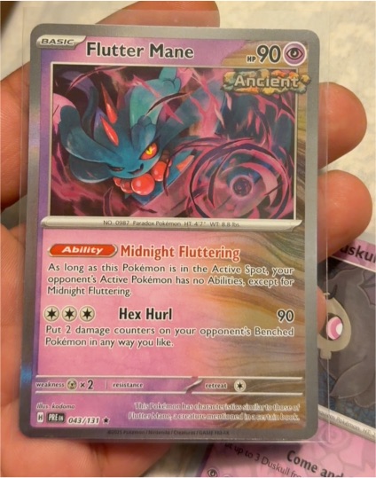 2023 Pokémon #043 Flutter Mane — front