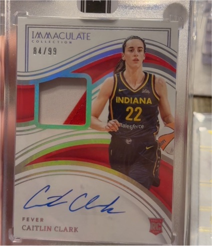 2024-25 Panini Immaculate Fever #Fever Caitlin Clark — front