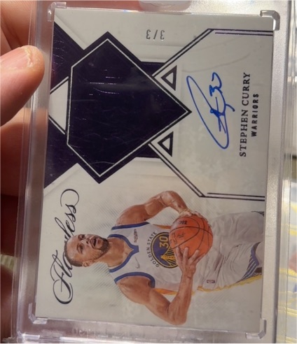 2021-22 Panini Flawless #3 Stephen Curry — front