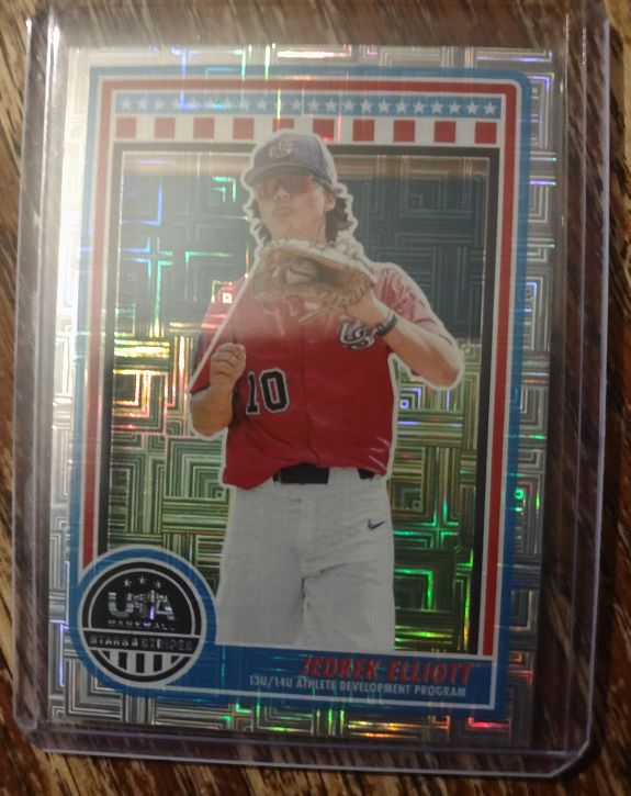 2025 Panini Stars and Stripes USA Baseball #193 Jedrek Elliott — front