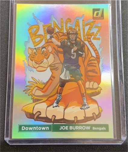 2023 Donruss Downtown #D-4 Joe Burrow — front