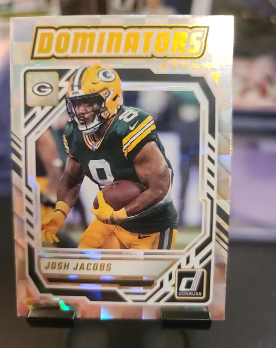 2025 Donruss Dominators #DOM-JJS Josh Jacobs — front