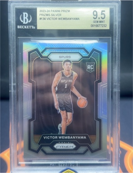 2023-24 Panini Prizm #136 Victor Wembanyama — front