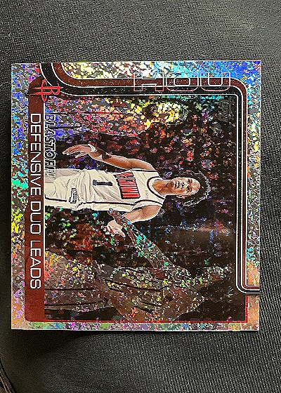 2025-26 Topps Houston Blast Off Defensive Duo Leads #297 Jalen Green — front
