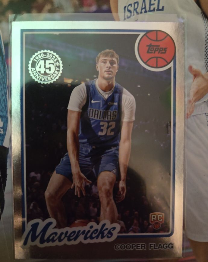 2025-26 Topps Basketball #80BK-51 Cooper Flagg 1980-81 RC Dallas Mavericks — front