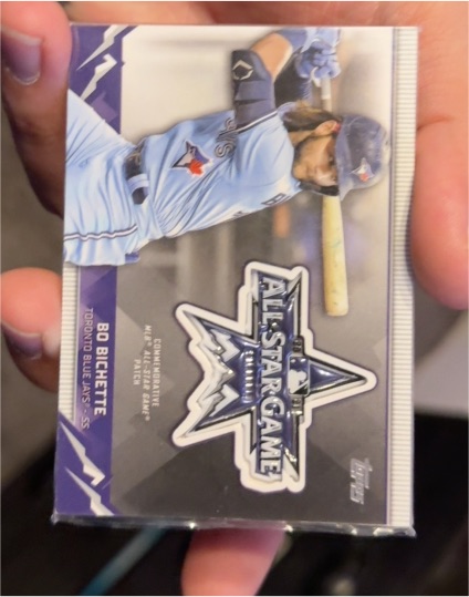 2021 Topps Update Series All-Star Game Commemorative Patch #ASGP-BB Bo Bichette — front