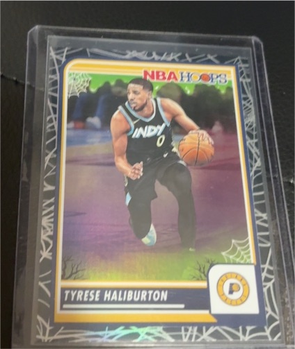 2023-24 Panini Haunted Hoops #201 Tyrese Haliburton — front