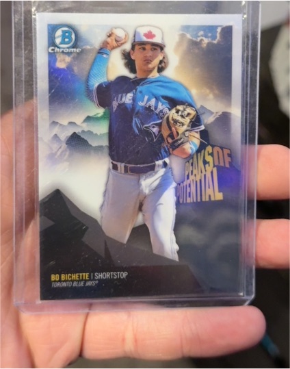 2018 Bowman Chrome #PP-BB Bo Bichette Peaks of Potential — front