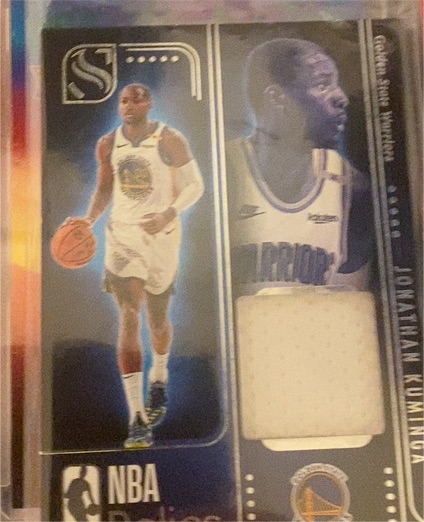 2024-25 Panini Silhouette NBA Relics Jonathan Kuminga — front