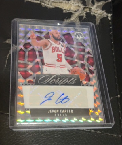 2024-25 Panini Mosaic Scripts #MS-JVC Jevon Carter — front