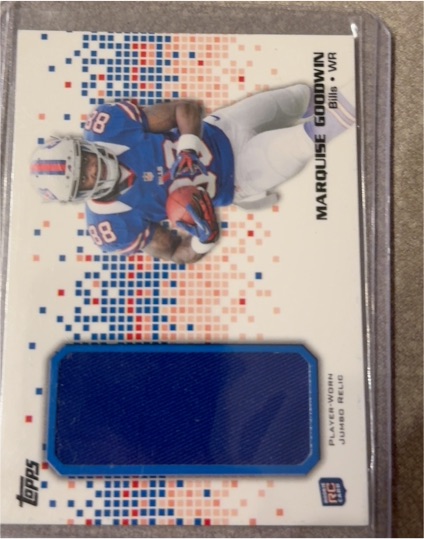 2013 Topps Rookie Jumbo Relic #RJR-MGO Marquise Goodwin — front