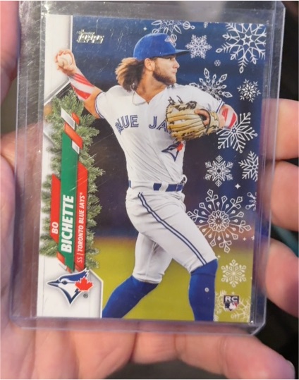 2020 Topps Holiday #HW94 Bo Bichette — front