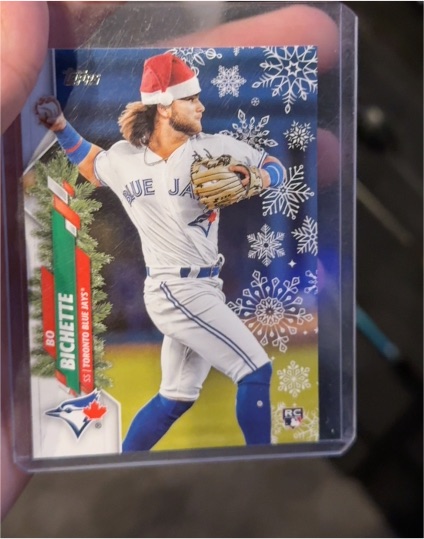 2020 Topps Holiday #HW94 Bo Bichette — front