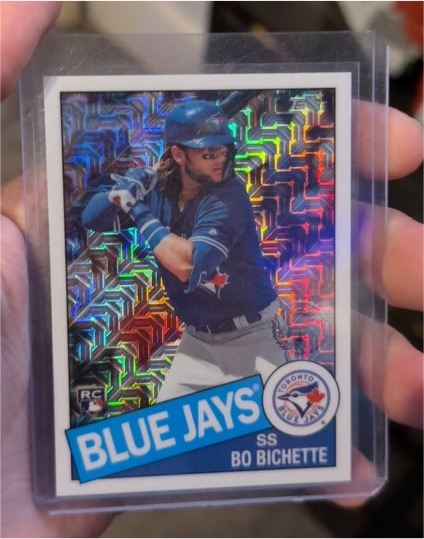 2020 Topps #85C-41 Bo Bichette 1985 Topps Chrome Silver Pack Rookie — front