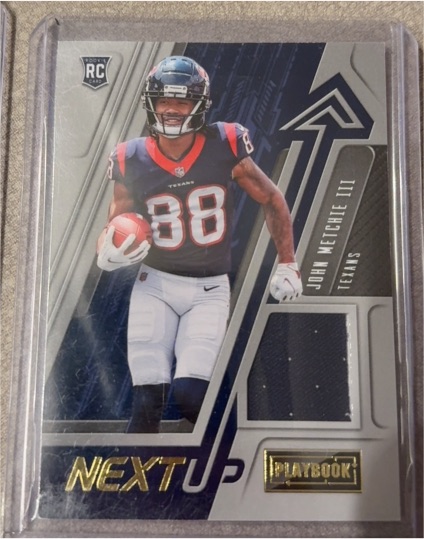 2022 Panini Playbook Next Up #NU-17 John Metchie III — front