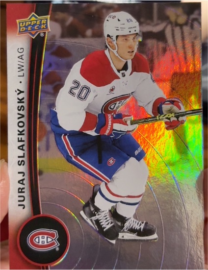 2025-26 Upper Deck Tim Hortons #20 Juraj Slafkovsky — front