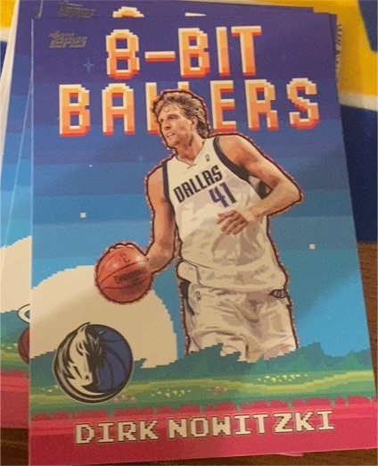 2025-26 Topps Basketball 8-Bit Ballers #8B-22 Dirk Nowitzki — front