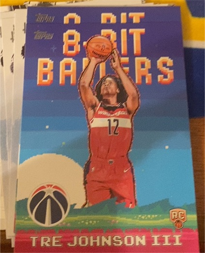 2025-26 Topps Basketball #8B-32 Tre Johnson III — front