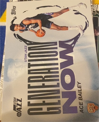 2025-26 Topps Basketball Generation Now #GN-5 Ace Bailey — front