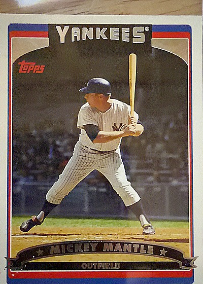 2006 Topps #7 Mickey Mantle — front