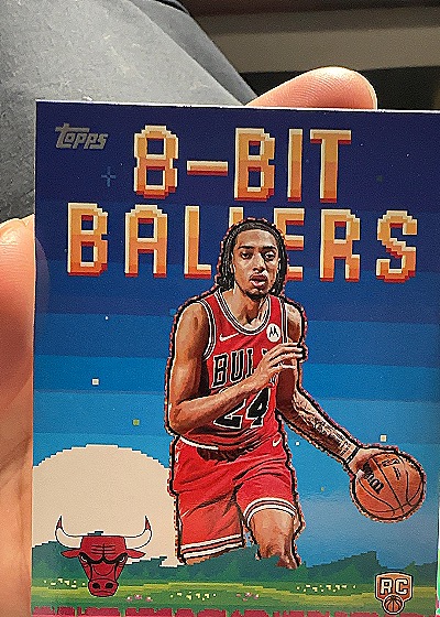 2025-26 Topps #8B-24 Ayo Dosunmu 8-Bit Ballers — front