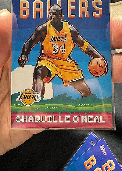 2025-26 Topps #8B-21 Shaquille O'Neal 8-Bit Ballers — front
