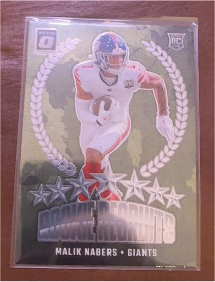 2024 Donruss Optic #3 Malik Nabers Rookie Recruits New York Giants — front