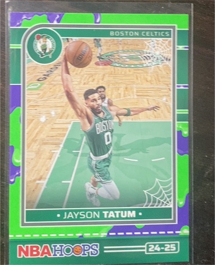 2024-25 Panini NBA Hoops Haunted Hoops #114 Jayson Tatum — front