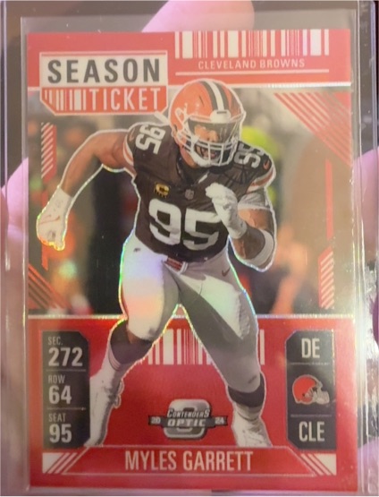2024 Panini Contenders Optic #12 Myles Garrett — front
