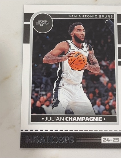 2024-25 Panini NBA Hoops #218 Julian Champagnie — front