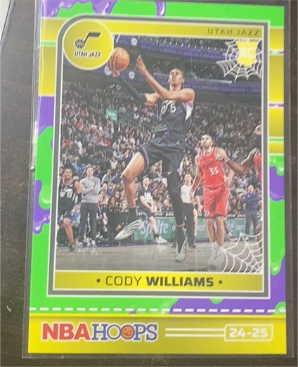 2024-25 Panini Haunted Hoops Slime #238 Cody Williams — front