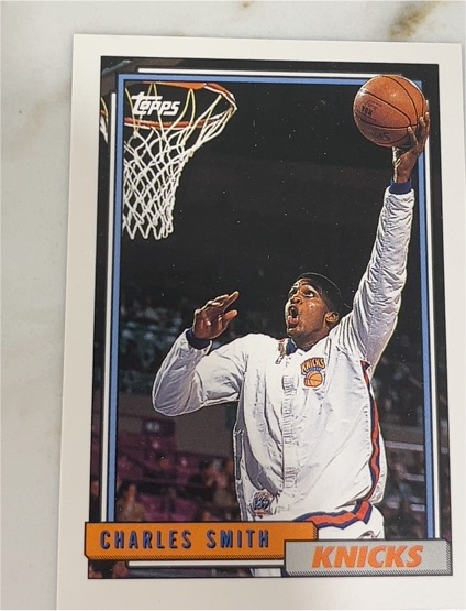 1992-93 Topps #253 Charles Smith — front
