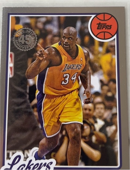 2025-26 Topps Basketball 1980-81 #80BK-4 Shaquille O'Neal — front