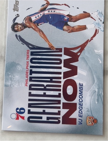 2025-26 Topps #GN-3 VJ Edgecombe Generation Now Rookie — front