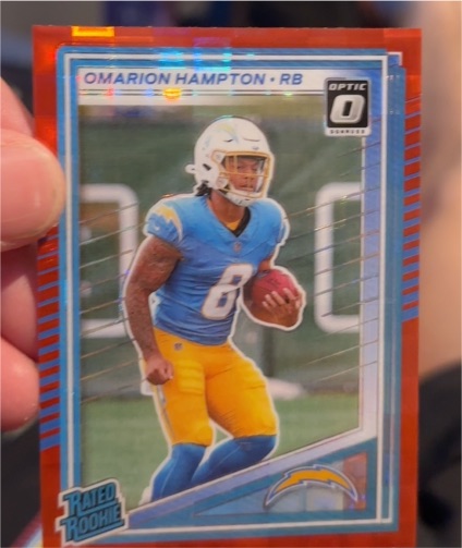2025 Panini Donruss Optic #303 Omarion Hampton — front
