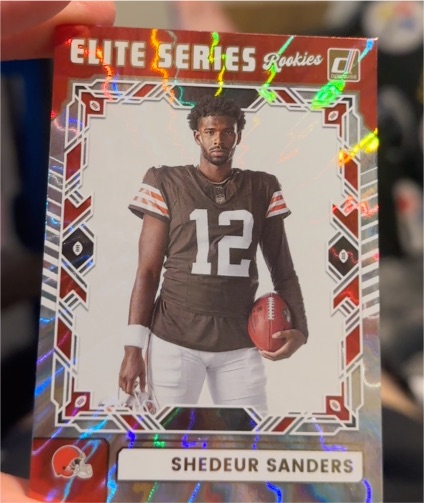 2025 Donruss Elite Series Rookies #ESR-SSS Shedeur Sanders — front