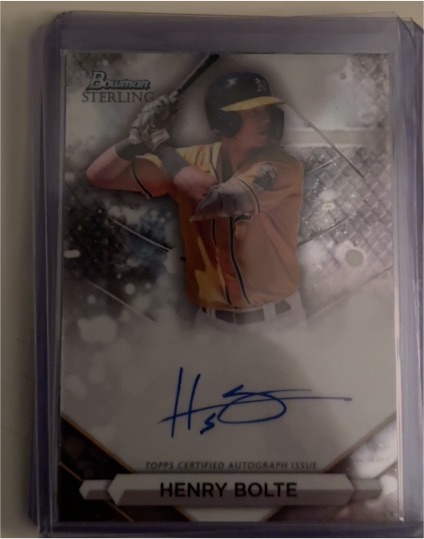 2023 Bowman Sterling Prospect Autographs #PA-HB Henry Bolte — front
