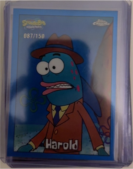 2025 Topps Chrome SpongeBob #147 Harold — front