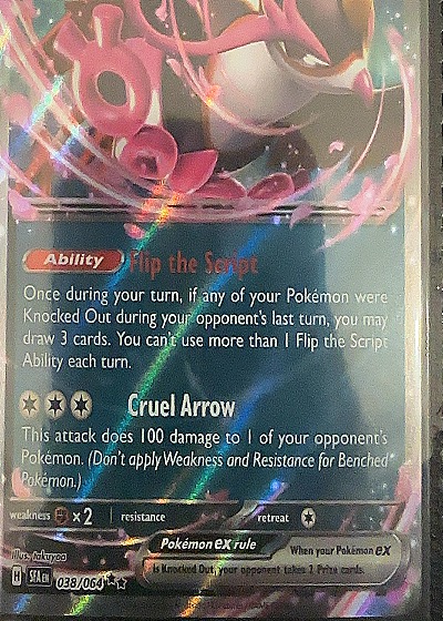 2024 Pokémon TCG #038 Fezandipiti ex — front