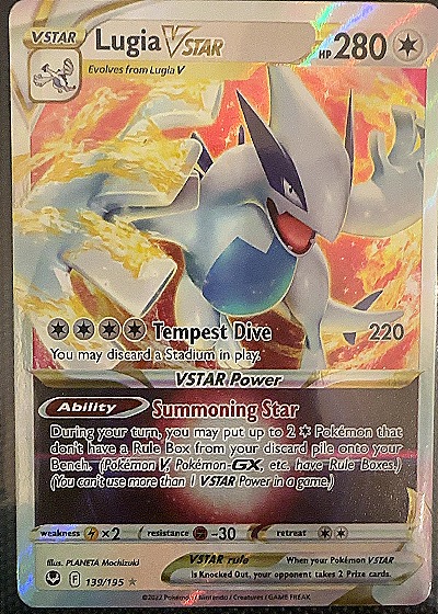 2023 Pokémon #139 Lugia VSTAR — front