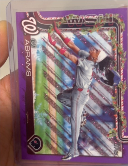2025 Topps Holiday #H146 CJ Abrams — front