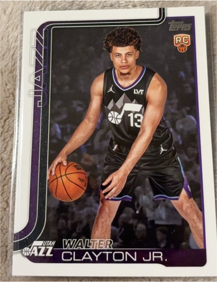 2025-26 Topps #218 Walter Clayton Jr. — front